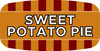 Sweet Potato Pie Bakery Flavor Label 0.625X1.25 IN Oval 4 Color Process UV 1000 Count/Roll 50 Rolls/Case