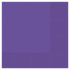 Beverage Napkins 10X10 IN Purple 2PLY 50 Count/Pack 20 Packs/Case 1000 Count/Case