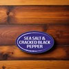 Sea Salt Black Pepper Label Oval 1000/Roll