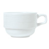 Reflections Espresso Cup 3.63 IN 4 FLOZ Porcelain White Stackable 36/Case