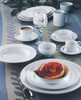 Reflections Espresso Coffee Tea Saucer 5 IN Porcelain White 36/Case
