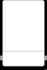 Quantum Label Black White Paper T-perf With Bottom Blank 16/Case