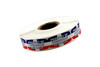 Product of Dominican Republic Origin Label Red Blue White Short Oval 1000 Count/Roll 60 Rolls/Case 60000 Count/Case