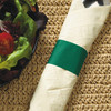Napkin Bands 4.25X1.50 IN Hunter Green Paper Flat 1/Case