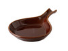 Fry Pan Server 12.75 IN 28.5 OZ China Caramel Oblong Fully Vitrified 6/Case