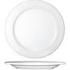 Dover™ Plate 9 IN Porcelain European White Round Wide Rim Rolled Edge 24/Case