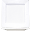 Elite™ Plate 9.13X1 IN Porcelain Bright White Square Wide Rim Rolled Edge 12/Case