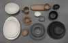 Driftstone Tray 13.25X4 IN Porcelain Sand Oblong Matte Finish 12/Case