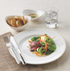 RESERVE BY LIBBEY Silk Plate 10.25 IN Porcelain White Wide Rim 12/Case