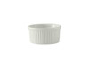 Ramekin 3.5 IN 5 OZ China Porcelain White Round Fluted Fully Vitrified 48/Case