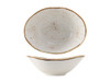 TuxTrendz Artisan Geode Capistrano Bowl 8X6.25X3 IN 20 OZ China Agave Oval Fully Vitrified 12/Case
