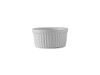 Ramekin 3 IN 2.5 OZ China White Round Fluted Fully Vitrified Oven Safe Dishwasher Safe Microwave Oven Safe 48/Case
