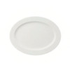 Caldera Coupe Platter 12.5 IN China White Oval Dishwasher Safe Dual Ovenable 1/Each
