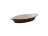 Welsh Rarebit 8.125 IN 8 OZ China Caramel Eggshell Oval Fully Vitrified 1/Case