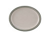 Emerald Collection Platter 9.5X7.5 IN China Eggshell Green Oval Narrow Rim Banded Speckled Fully Vitrified 24/Case