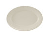 Reno Platter 11.625X8.25 IN China Eggshell Oval Wide Rim Rolled Edge Fully Vitrified 12/Case