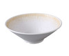 Optimum Bowl 8.75 IN 35 OZ Melamine White Brown 24/Case