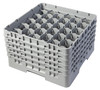 Camrack® Glass Rack 10.125 IN 30 Compartment Soft Gray 1/Each