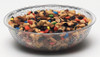 Camwear® Bowl 8 IN 1.8-1.7 QT Clear Round Pebbled 1/Each