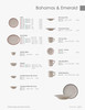 Bahamas Plate 9 IN China Eggshell Brown Round Narrow Rim Speckled Fully Vitrified 24/Case