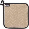San Jamar Pot Holder 3X11X14 IN BestGuard® (Poly/Cotton Blend) Terry Cloth Tan Quilted 12/Pack