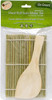 Sushi Mat And Rice Paddle 2P/C Set 7.25X5.25 IN Bamboo 1/Each