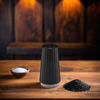 Diamond Crystal Pepper Salt & Pepper Shaker 1.5 OZ Black 48/Pack