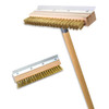 Pizza Oven Brush & Scraper Wood Metal 1/Each