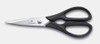 Kitchen Shears 3 IN PP Black Utility Multi-Purpose With Bottle Opener 1/Each