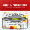 Ziploc® Freezer Bag 10.56X10.75 IN 1 GAL Plastic 1.2MIL With Zip Seal Closure 250/Case