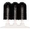 Glass Washing Brush 8X4 IN Plastic Black Triple 1/Each