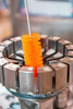Tube Brush 19.7X1.6 IN PP Polyester Stainless Steel White Color Coded Stiff Bristles 1/Each