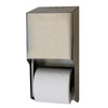 Palmer Fixture Metal Two-Roll Standard Tissue Dispenser Brushed Stainless RD0235-09