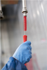 Vikan® Tube Brush 12.2X0.9X0.9 IN PP Polyester Stainless Steel Red Stiff Bristles 1/Each