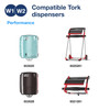 Tork Cleaning Wipe 15.75X11 IN 492.188 FT Paper Blue Centerpull Refill 375 Sheets/Roll 2 Rolls/Case 750 Sheets/Case