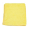 MicroWorks® Cleaning Towel 16X16 IN Microfiber Yellow 300 GSM Non-Abrasive 12 Count/Pack 18 Packs/Case
