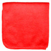 Cleaning Cloth 16X16 IN Microfiber Red Square 300 GSM 12/Pack