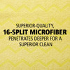 Hygen™ All Purpose Cleaning Cloth 16X16 IN Microfiber Yellow 1/Each