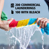 Cleaning Cloth 12X12 IN Light Duty Microfiber Red Economy 24/Pack