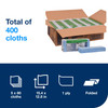 Tork Cleaning Wipe  15.354X12756 IN Folded: 4.252X12.756IN Paper Blue Multifold Refill Industrial 80 Count/Pack