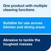 Tork Cleaning Towel 21X13 IN White 1/4 Fold Refill 2-in-1 Absorbent 120 Count/Pack 1 Packs/Case 120 Count/Case