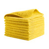 Hygen™ Cleaning Cloth 12X12X0.06 IN Microfiber Yellow 12 Count/Pack 48 Packs/Case 576 Count/Case