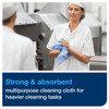 Tork All Purpose Cleaning Wipe 6.417X5.512 IN 1.693X5.512 IN White Embossed Refill 420/Case