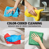 Hygen™ r-40 Cleaning Cloth 16X16 IN Microfiber Green Commercial Color Coded 24 Count/Pack 12 Packs/Case 288 Count/Case