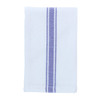 HOSPECO® Kitchen Towel 15X25 IN Cotton Blue White Herringbone Rectangle 12 Count/Pack 50 Packs/Case