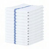 HOSPECO® Bar Mop Towel 14X17 IN 30 OZ Cotton Blue Stripe Rectangle 12 Count/Pack 5 Packs/Case