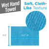 Brawny® Professional Shop Industrial Cleaning Towel  12.2X8.6 IN 1 Blue Disposable Pre-Moistened 84 Count/Pack