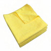 HOSPECO® Smart Choice Cleaning Cloth 16X16 IN Microfiber Yellow Square 300 GSM 12 Count/Pack 15 Packs/Case