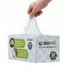 HOSPECO® Smart Rags Cleaning Cloth 12X12 IN Microfiber White18 Gram Seamless Lint-Free Economy 50 Count/Box 8 Box/Case