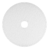 Polishing Pad 24 IN White Recycled Polyester For Use On Machines Up To 3000 rpm Wet or Dry 5 Count/Case